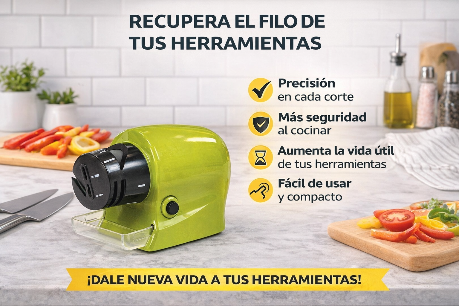 Afilador de cuchillos electrico